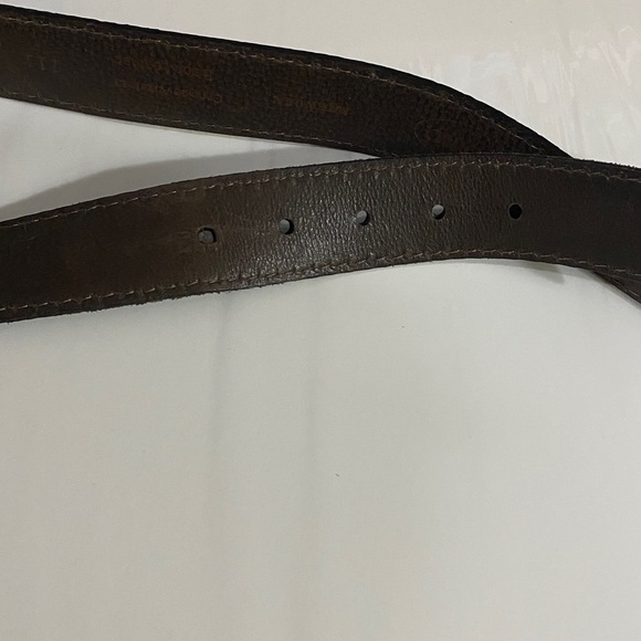 EUC Overland Genuine American Bison Leather Belt, Made in USA, Sz 40, Neutral - Picture 6 of 16